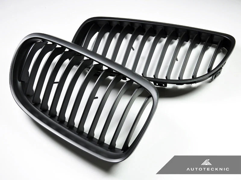 AutoTecknic Stealth Black Front Grille Set - E90 3-Series LCI - Image 2