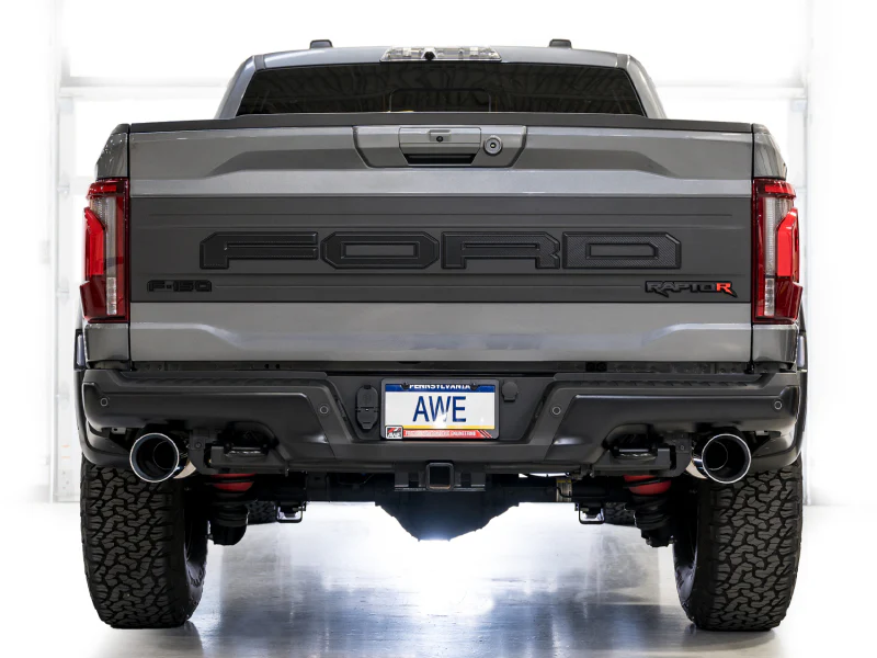 AWE Gen 3 Raptor R SwitchPath Exhaust  - Chrome Silver Tips - Image 3