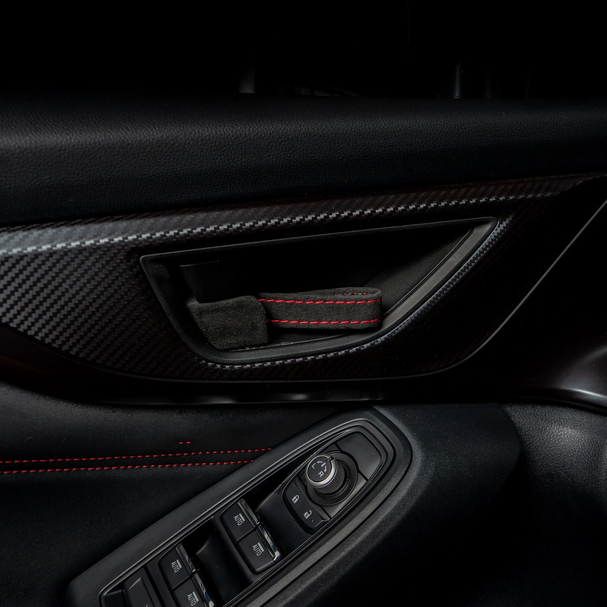 Billetworkz Alcantara Door Pull Strap Kit - Fits Subaru WRX/BRZ/GR86/Ascent (2022+), Crosstrek (2018+) & More - Image 5