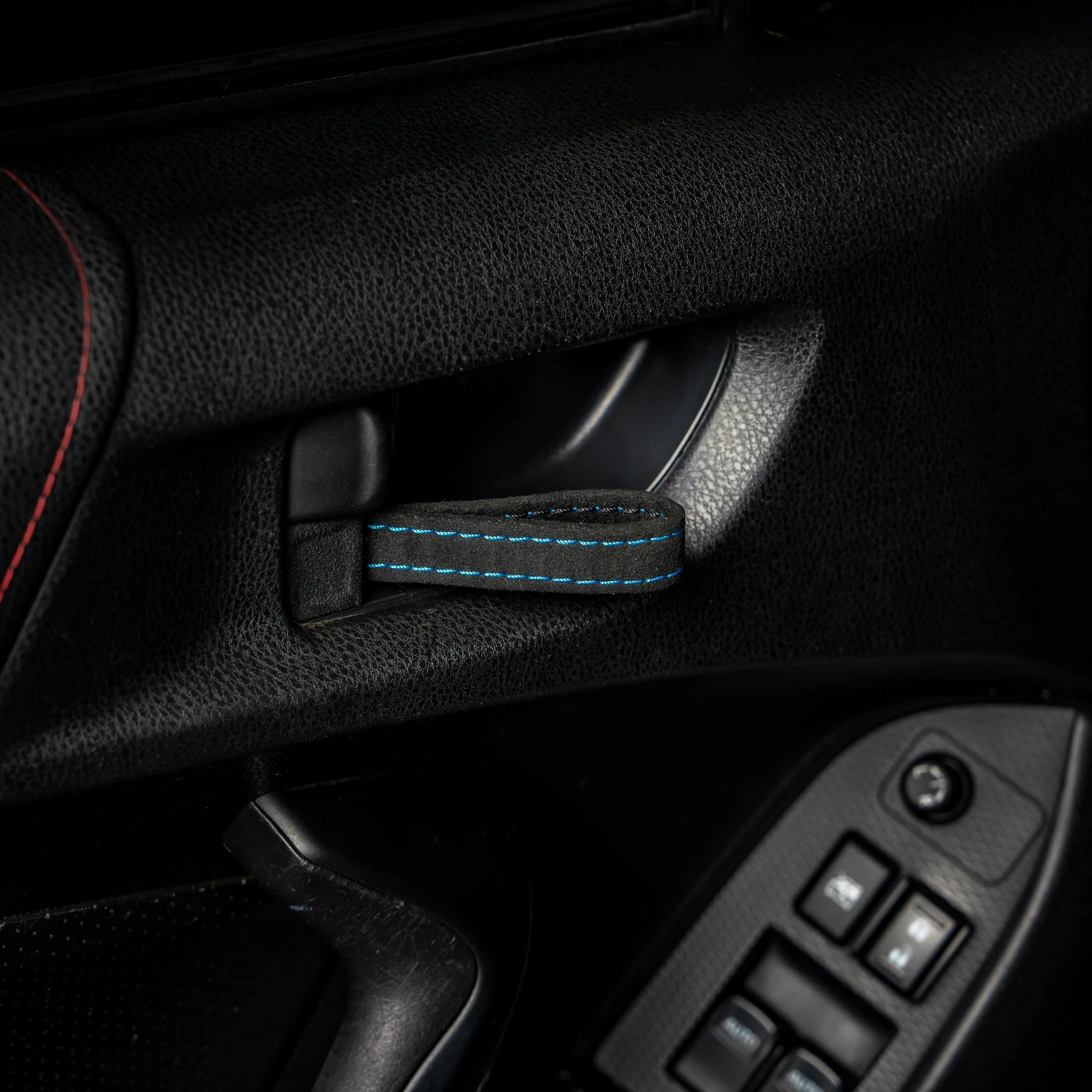 Billetworkz Alcantara Door Pull Strap Kit - Fits Subaru WRX/STI (2008-2021), BRZ (2013-2021), Crosstrek (2013-2017) & More - Image 13