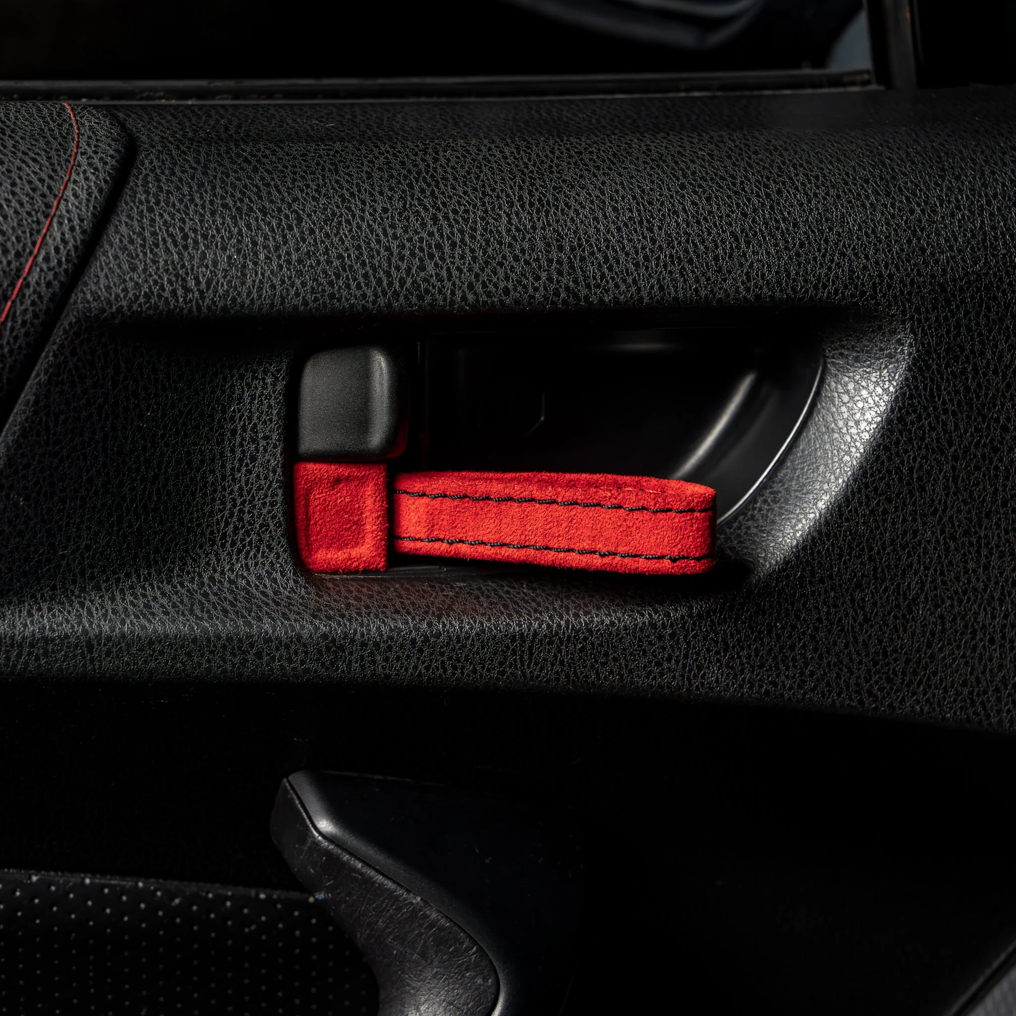Billetworkz Alcantara Door Pull Strap Kit - Fits Subaru WRX/STI (2008-2021), BRZ (2013-2021), Crosstrek (2013-2017) & More - Image 8