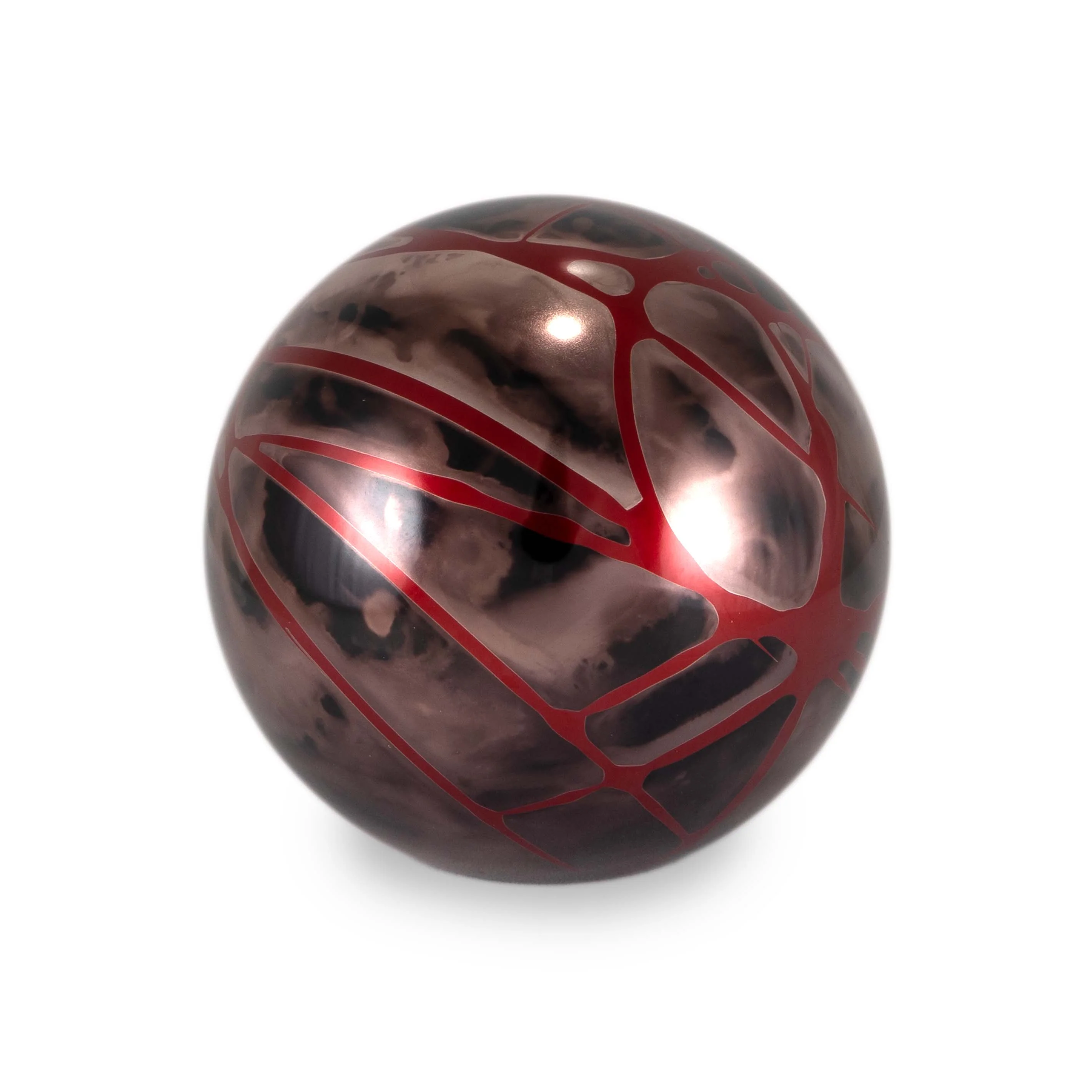 Billetworkz Automatic Shifter - Black Smoke w/ Red Splash - Fits Subaru CVT: WRX (15–21), Crosstrek (13–23), Forester (14–18), Impreza (12–23), Legacy/Outback (10–14) - Image 3