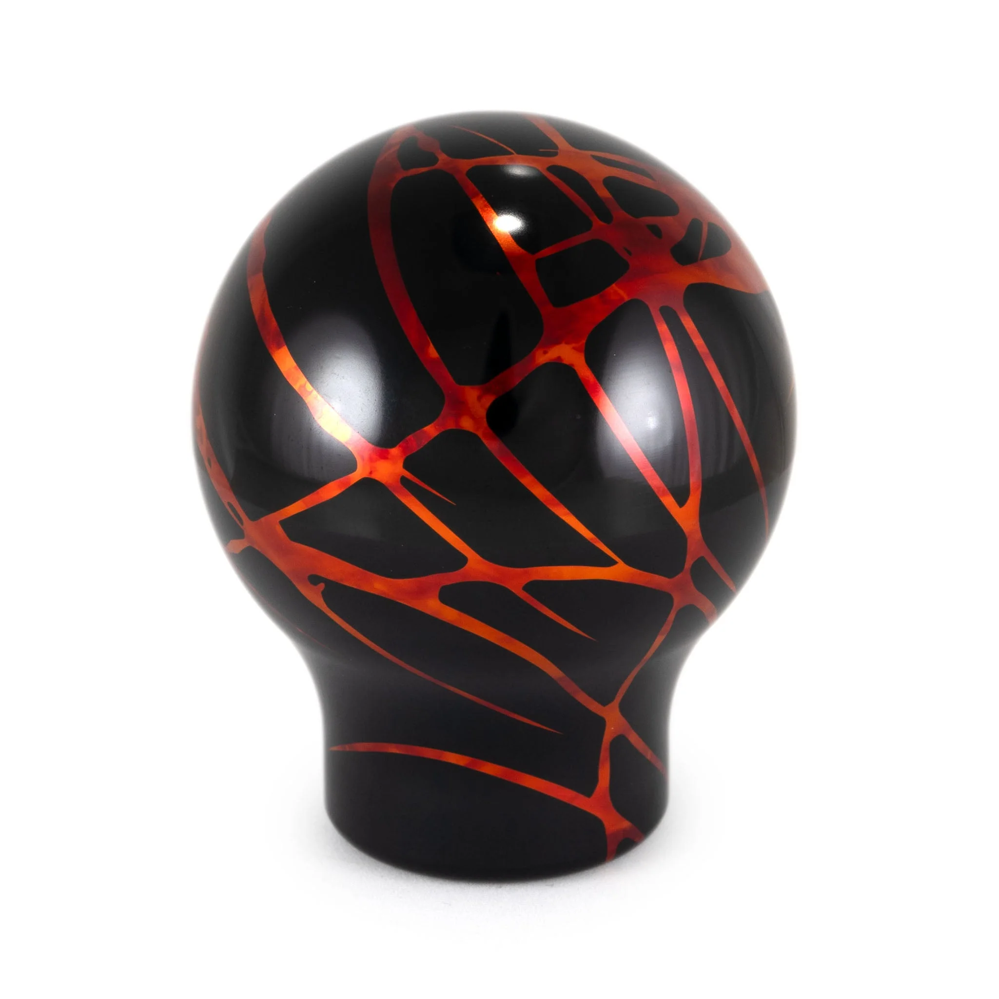 Billetworkz Automatic Shifter - Black w/ Fire Splash - Fits Subaru CVT: WRX (15–21), Crosstrek (13–23), Forester (14–18), Impreza (12–23), Legacy/Outback (10–14) - Image 5