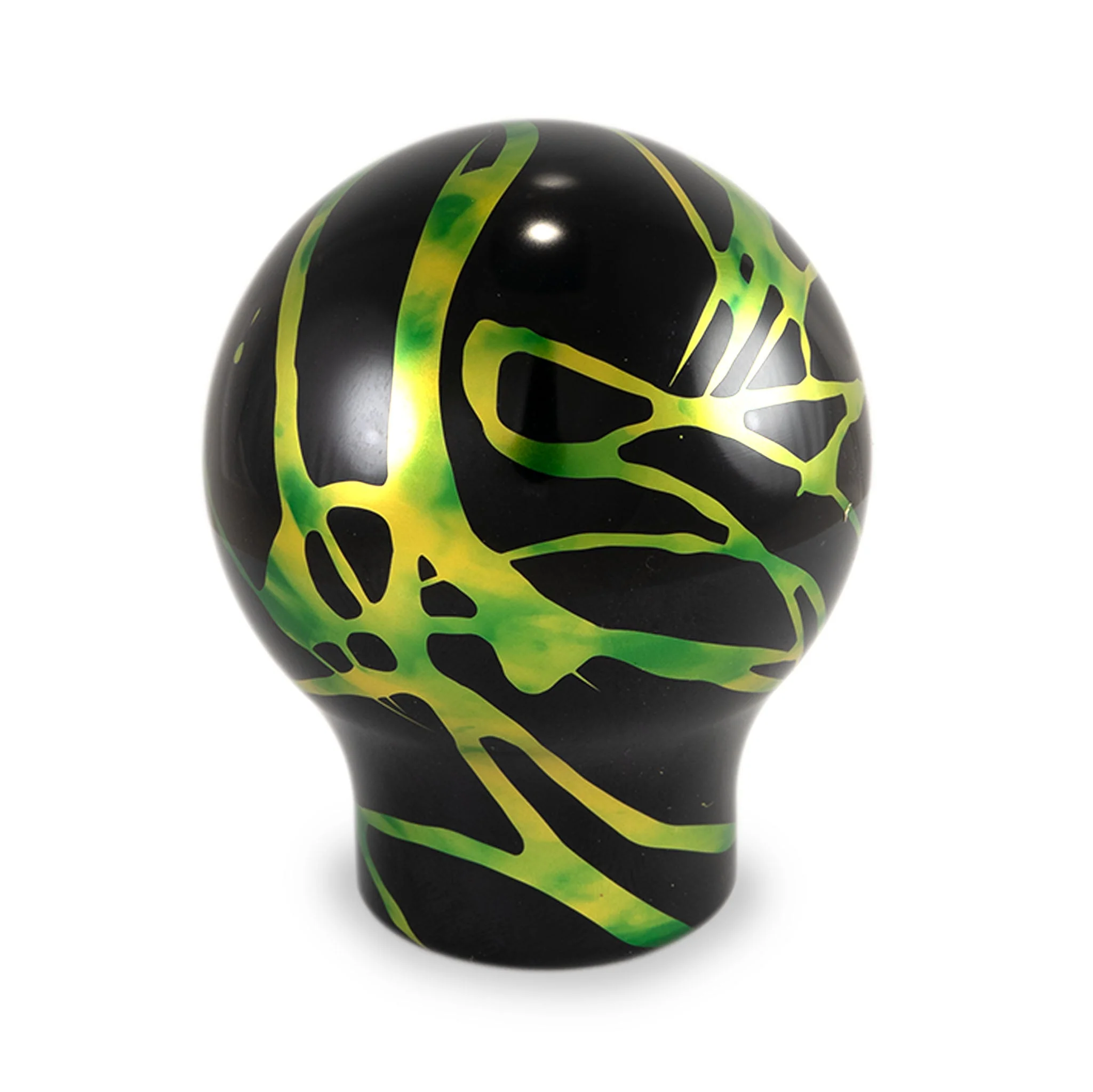 Billetworkz Automatic Shifter - Black w/ Toxic Splash - Fits Subaru CVT: WRX (15–21), Crosstrek (13–23), Forester (14–18), Impreza (12–23), Legacy/Outback (10–14) - Image 4