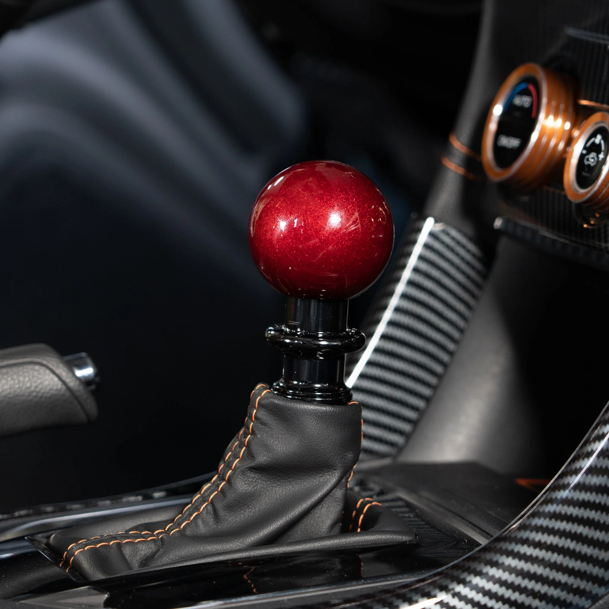 Billetworkz Automatic Shifter - Candy Red - Fits Subaru CVT: WRX (15–21), Crosstrek (13–23), Forester (14–18), Impreza (12–23), Legacy/Outback (10–14) - Image 2