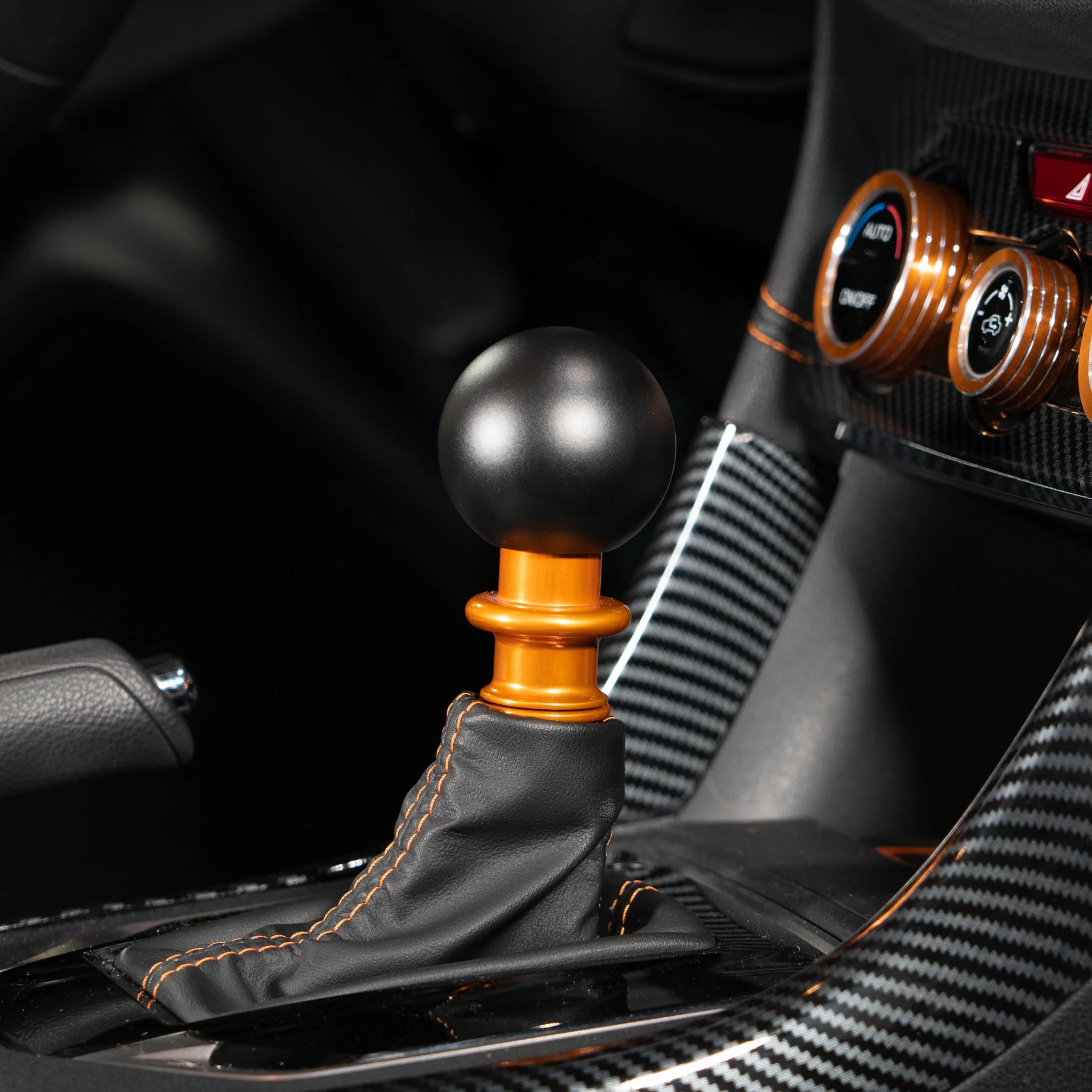 Billetworkz Automatic Shifter - Matte Black - Fits Subaru CVT: WRX (15–21), Crosstrek (13–23), Forester (14–18), Impreza (12–23), Legacy/Outback (10–14) - Image 2