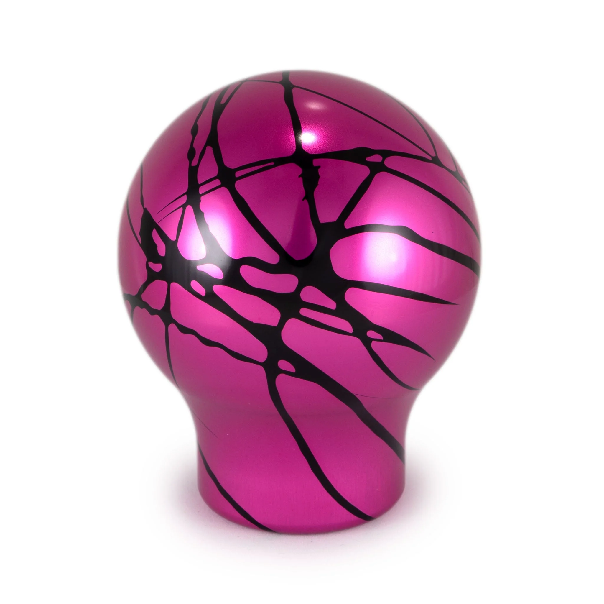 Billetworkz Automatic Shifter - Pink w/ Black Splash - Fits Subaru CVT: WRX (15–21), Crosstrek (13–23), Forester (14–18), Impreza (12–23), Legacy/Outback (10–14) - Image 4