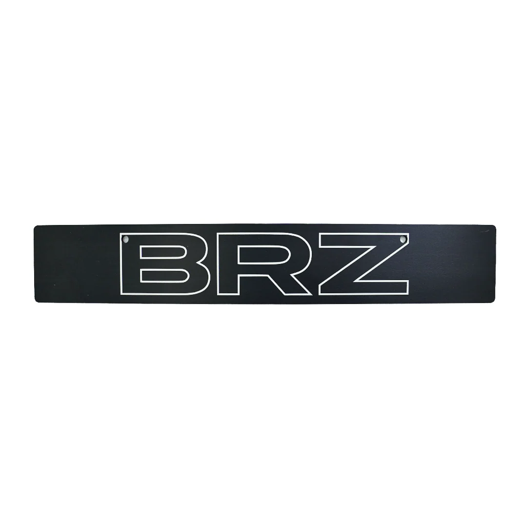 Billetworkz "BRZ" License Plate Delete