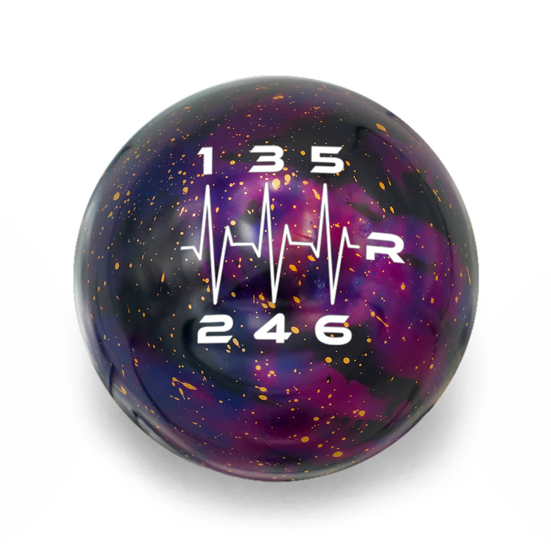 Billetworkz Cosmic Space Shift Knob - 6 Speed Heartbeat Engraving for Subaru - Image 15