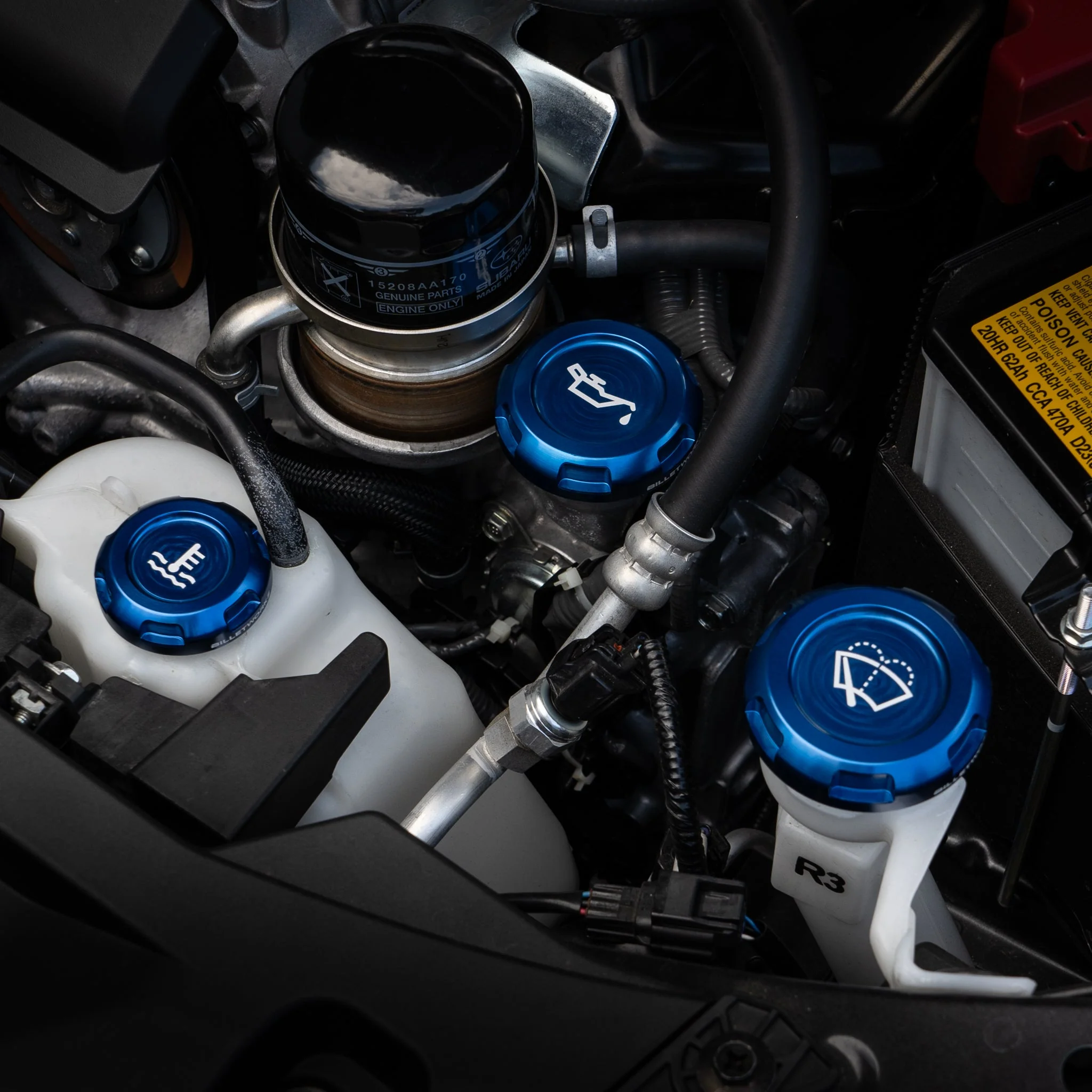 Billetworkz Engine Bay Caps - Subaru Outback 2015+ - Image 12