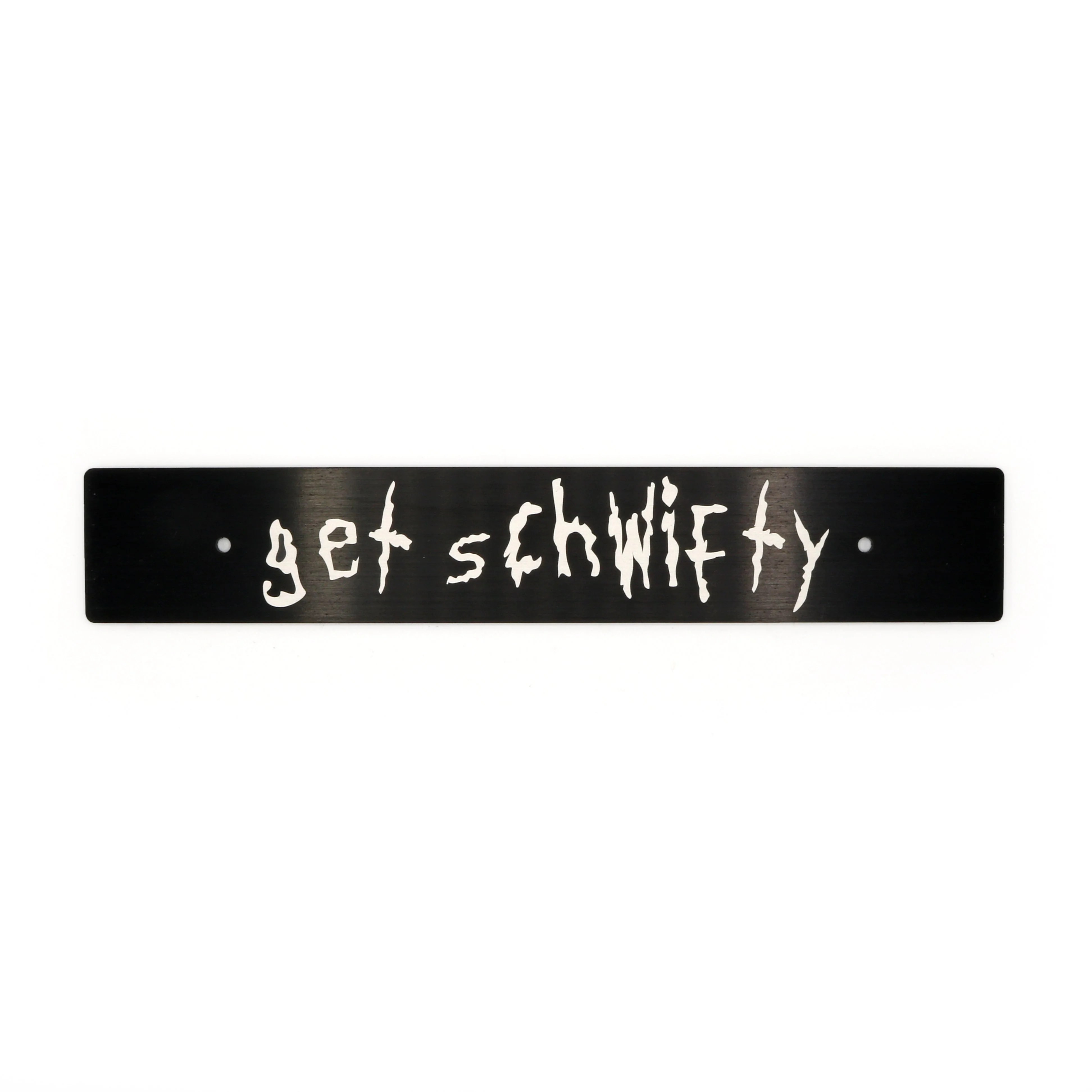 Billetworkz "Get Schwifty" License Plate Delete