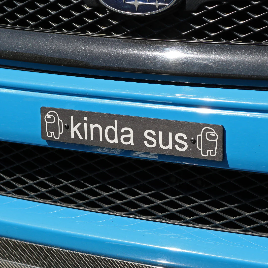 Billetworkz "Kinda Sus" License Plate Delete - Image 2
