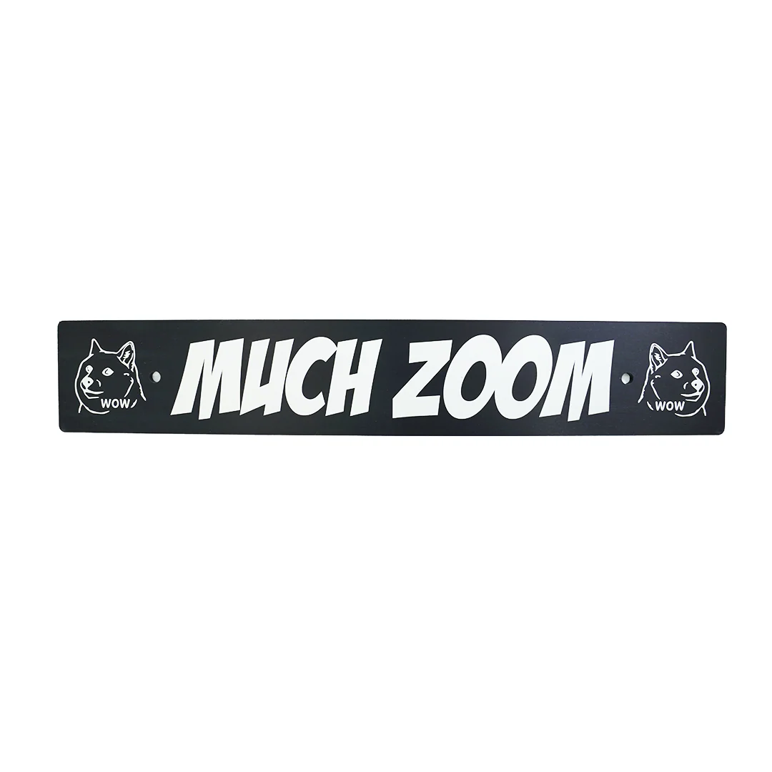 Billetworkz "Much Zoom" License Plate Delete