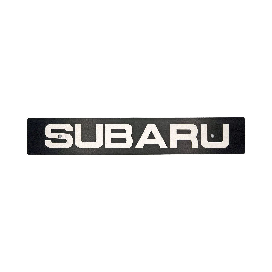 Billetworkz "Subaru" License Plate Delete