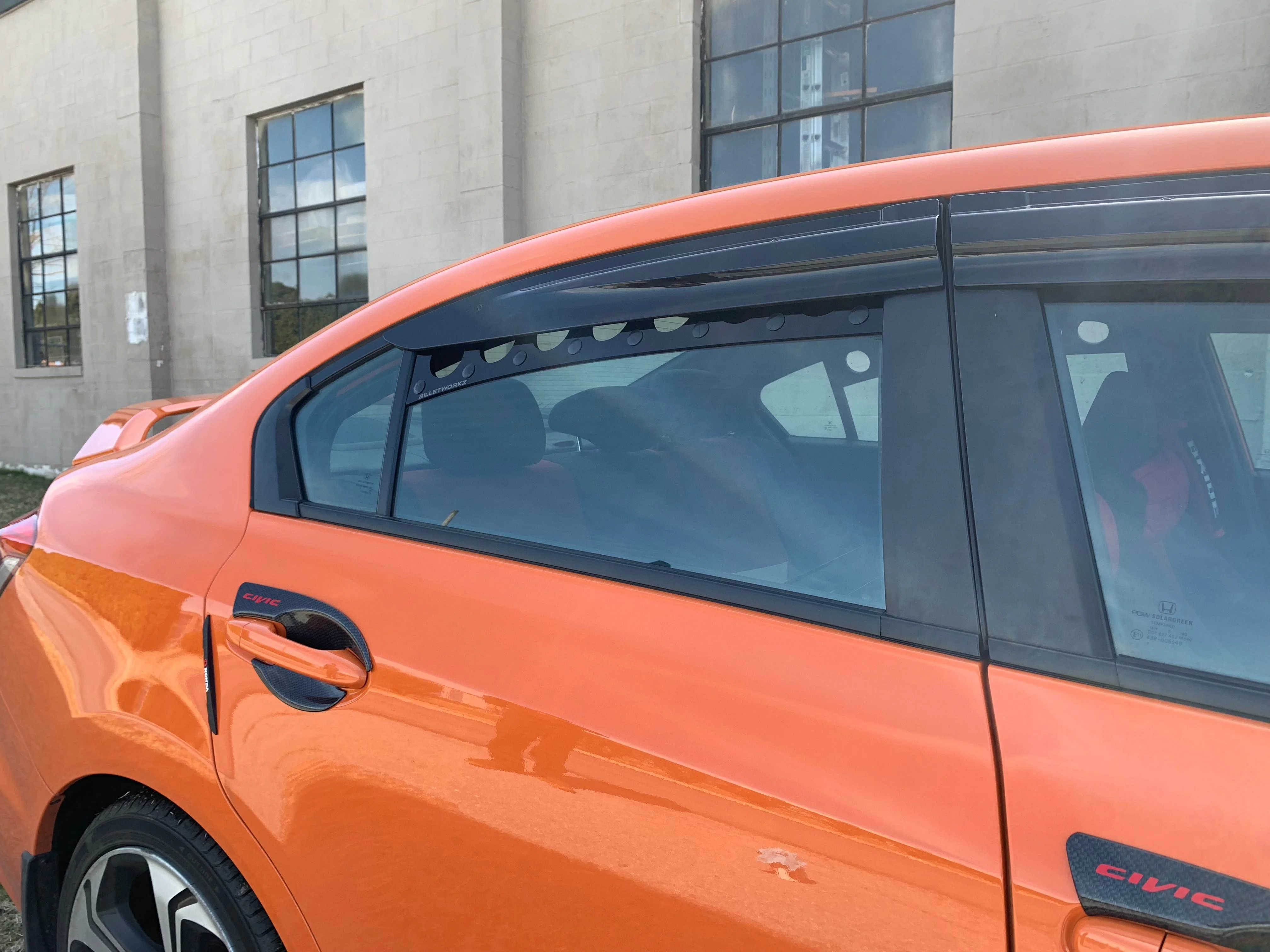 Billetworkz Window Vents Honda Civic Sedan 2012-2015 - Image 3
