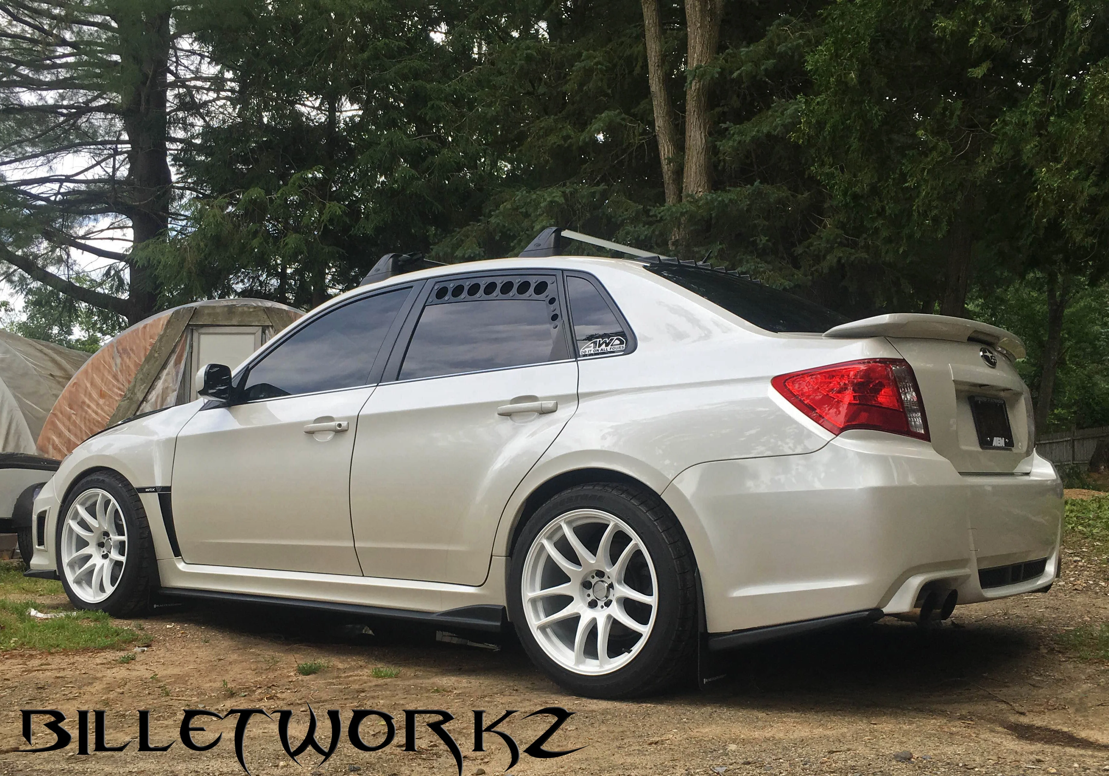 Billetworkz Window Vents Subaru WRX/STI 2008-2014 - Image 2