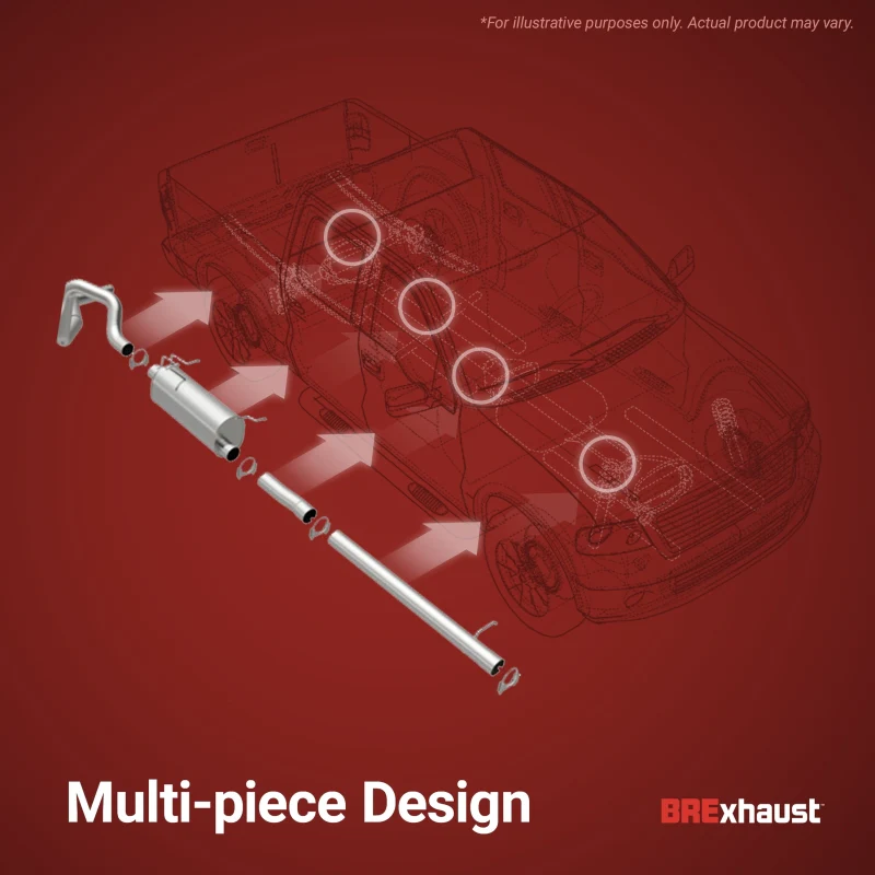 BRExhaust 94-04 Ford Mustang Exhaust Kit - Image 7