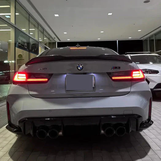 Carbon Fiber BMW G20 & G80 M3 CS Style Rear Trunk Spoiler - Image 2