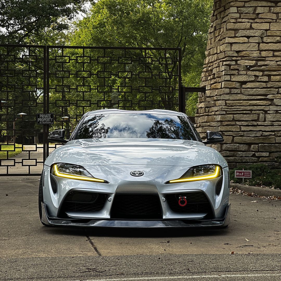 Carbon Fiber Supra AG Style Front Lip - MKV A90/A91 - Image 2