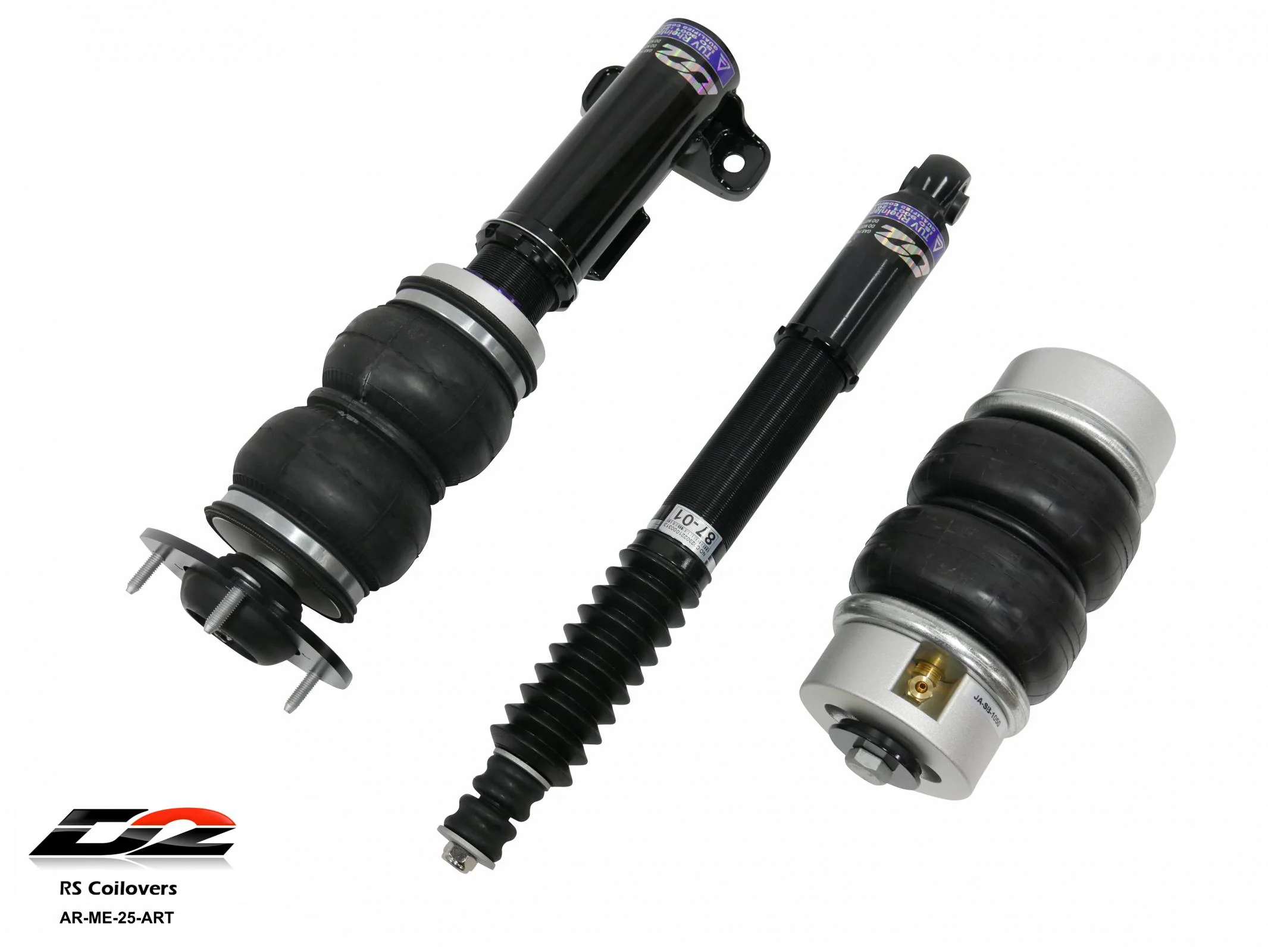D2 Racing Air Struts w/ VERA Basic Management 84-89 Mercedes Benz 190D 84-93 Mercedes Benz 190E