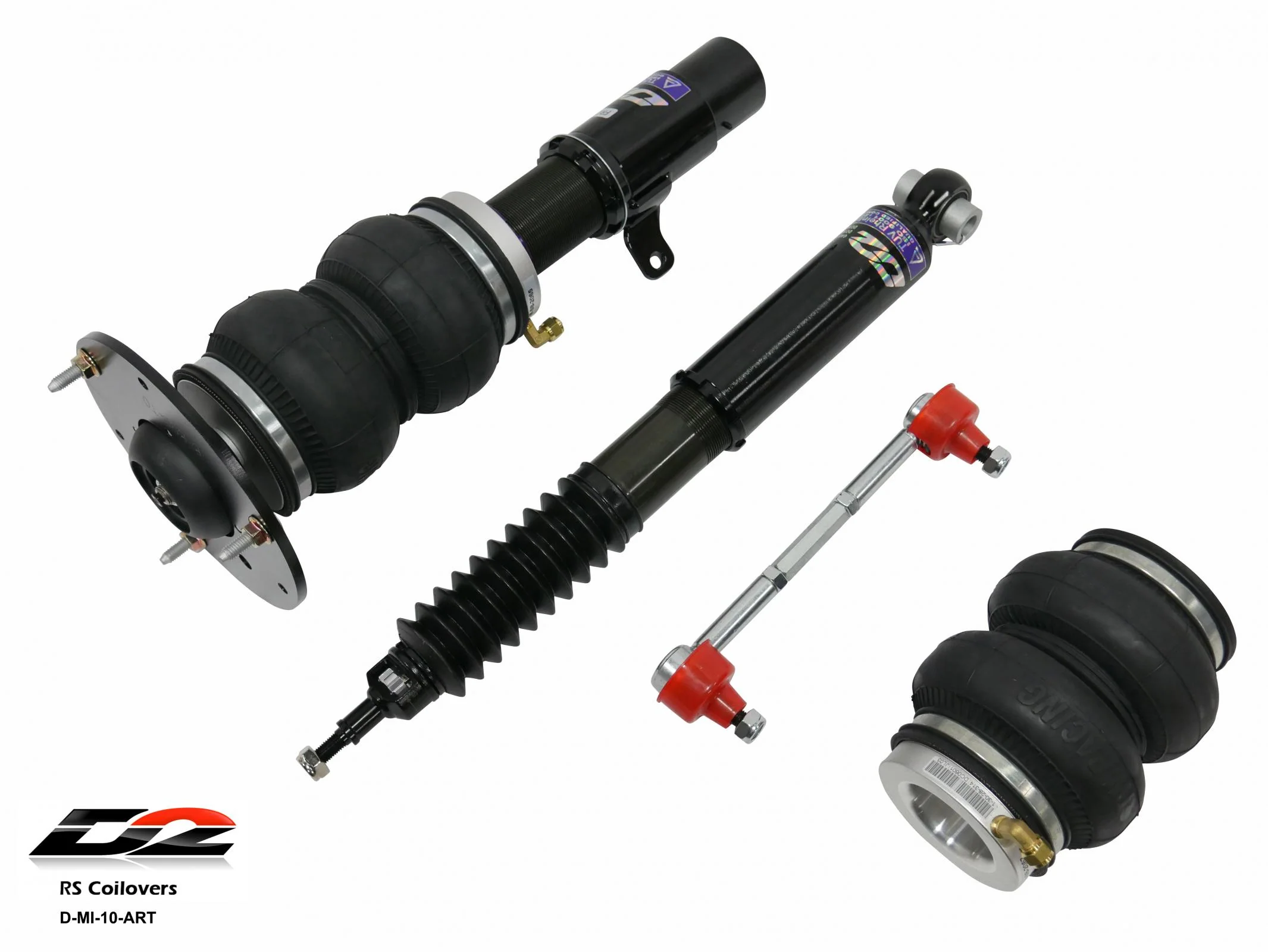 D2 Racing Air Struts w/ VERA Essential Management 14+ Mini Cooper FWD - Image 2