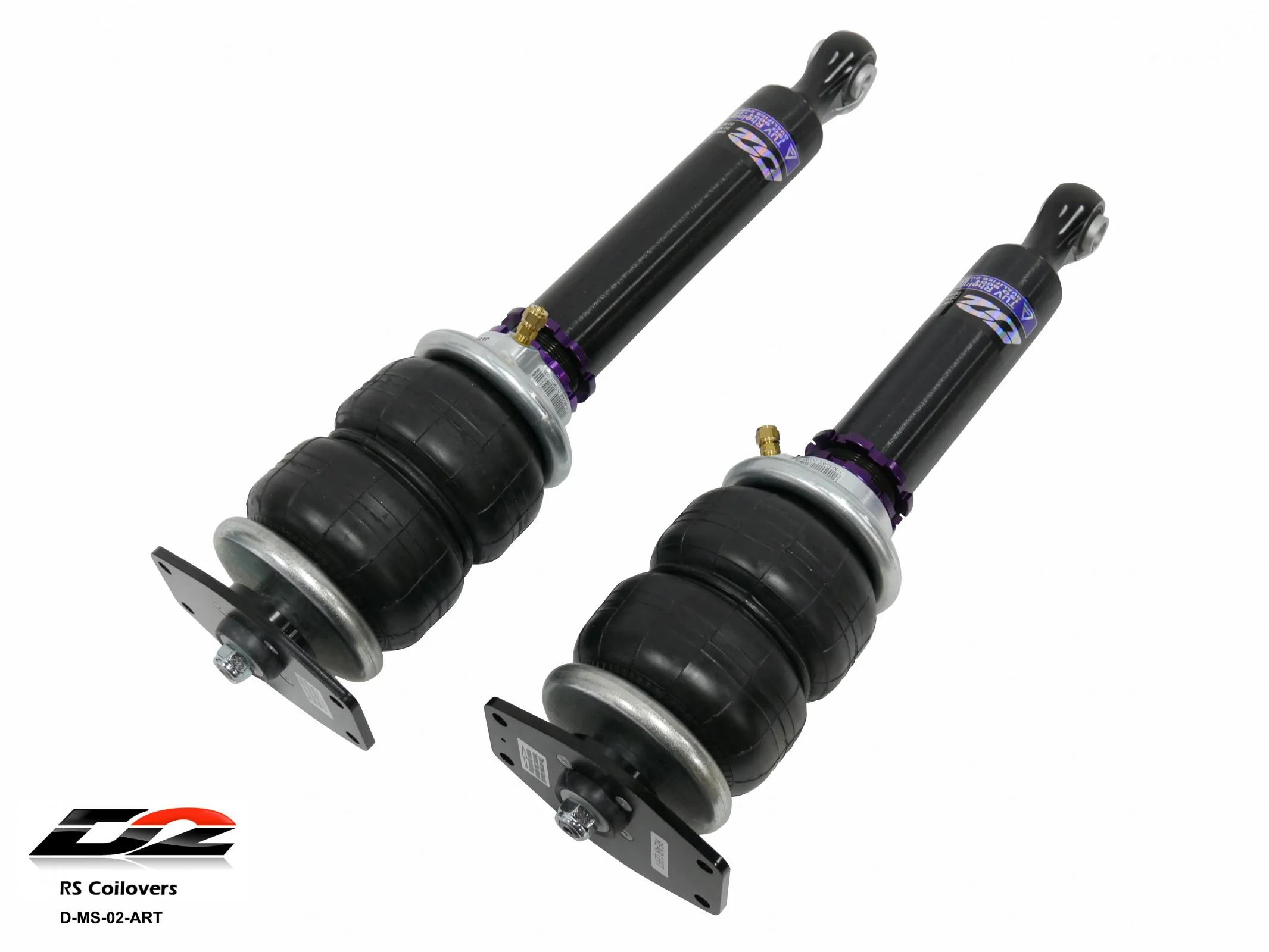D2 Racing Air Struts w/ VERA Evo Bluetooth Management 07+ Maserati GranTurismo RWD - Image 2