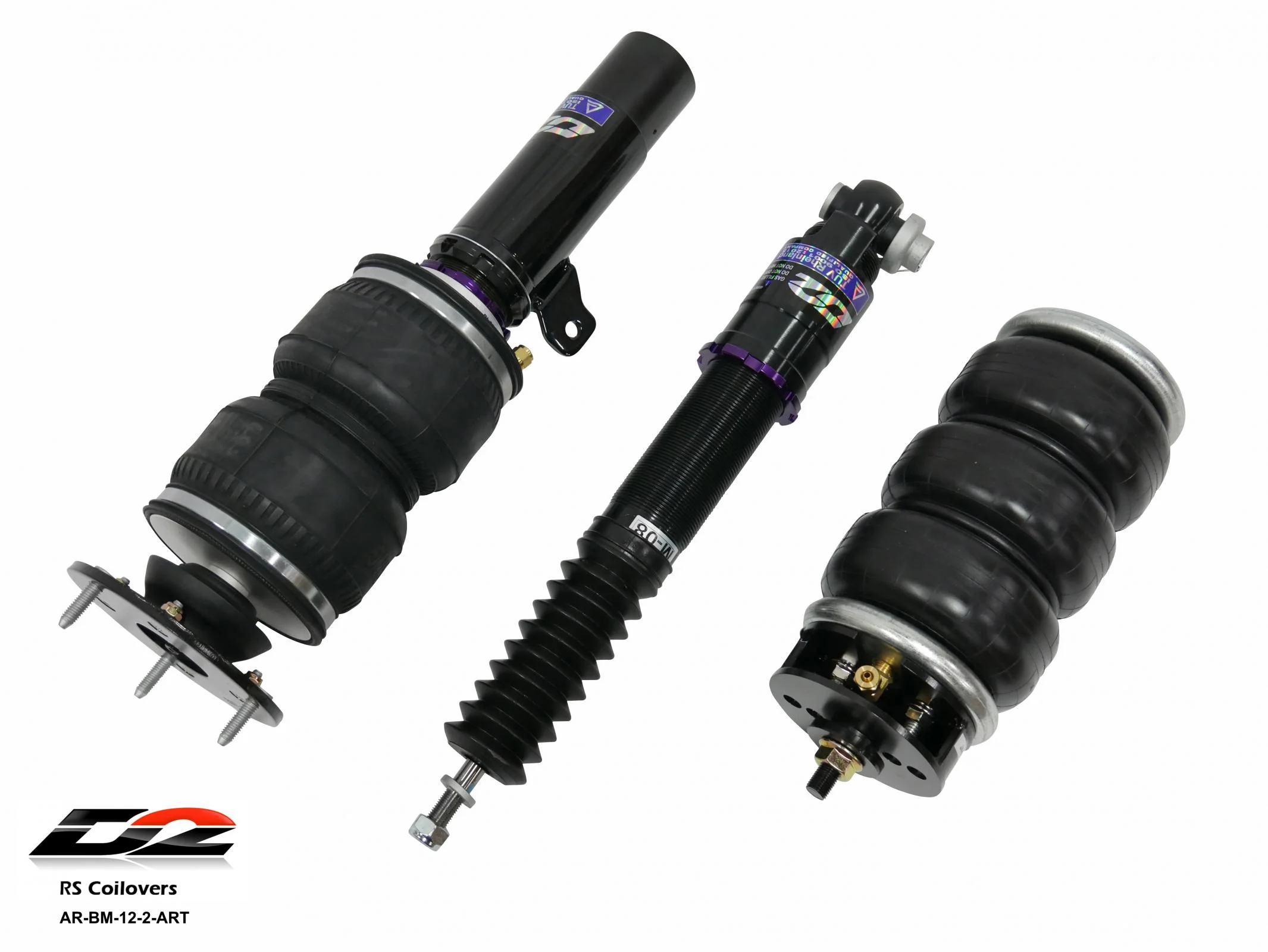 D2 Racing Air Struts w/ VERA Evo Management 06-10 BMW 5 Series - Image 2