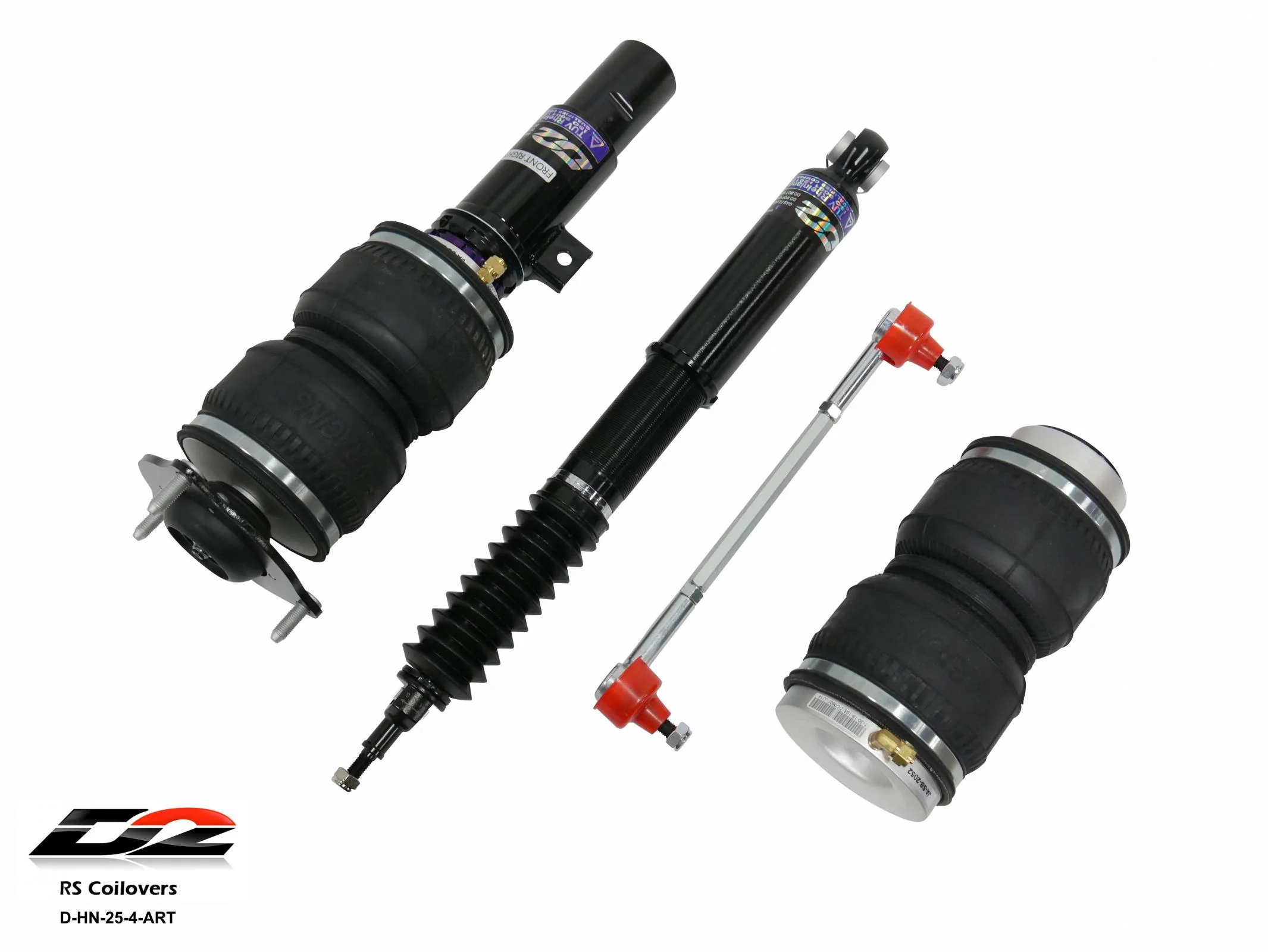 D2 Racing Air Struts w/ VERA Evo Management 17+ Honda Civic - Image 2