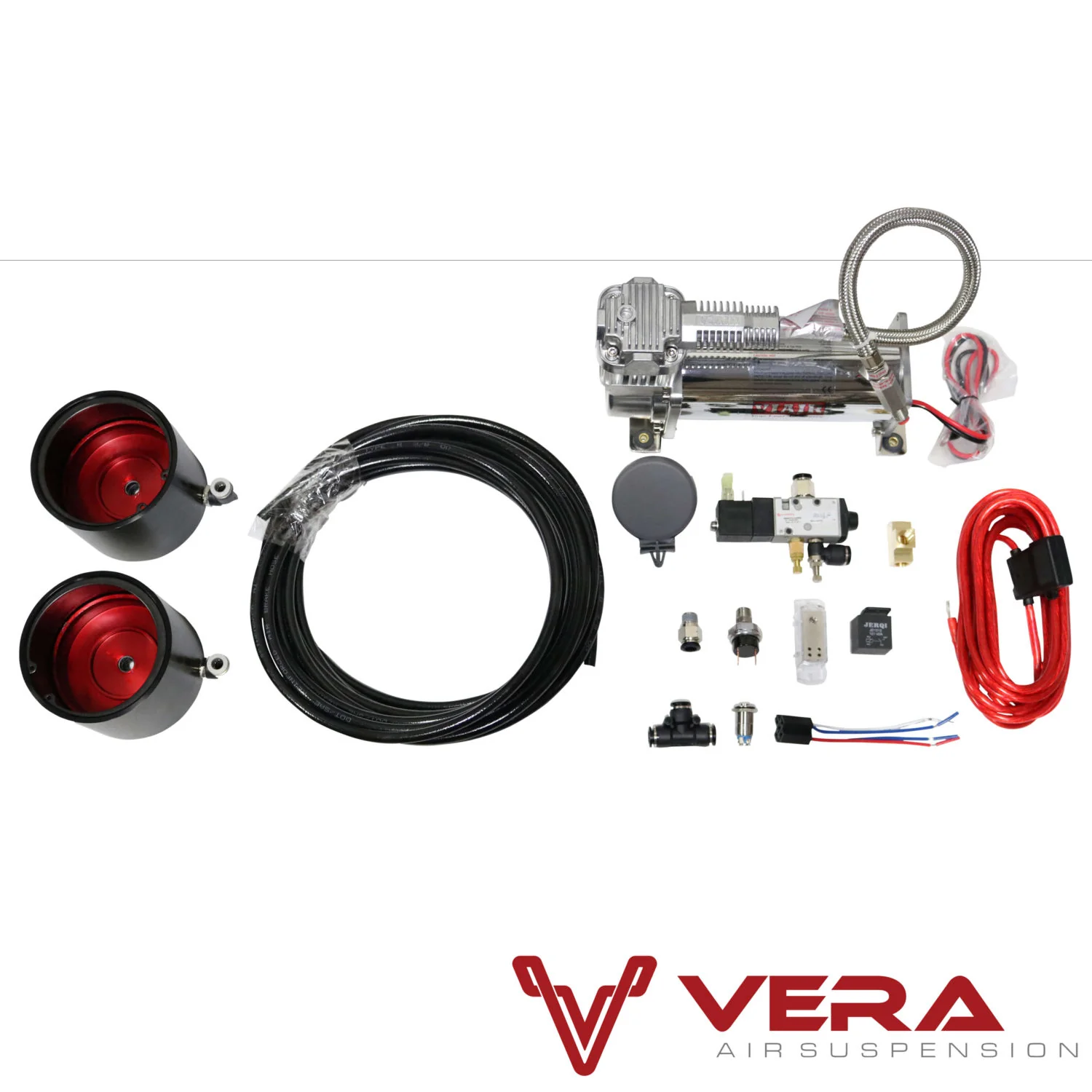 D2 Racing RS Coilovers w/ Front Air Cups + Gold Tankless Control System 14-18 Subaru Forester - Image 4