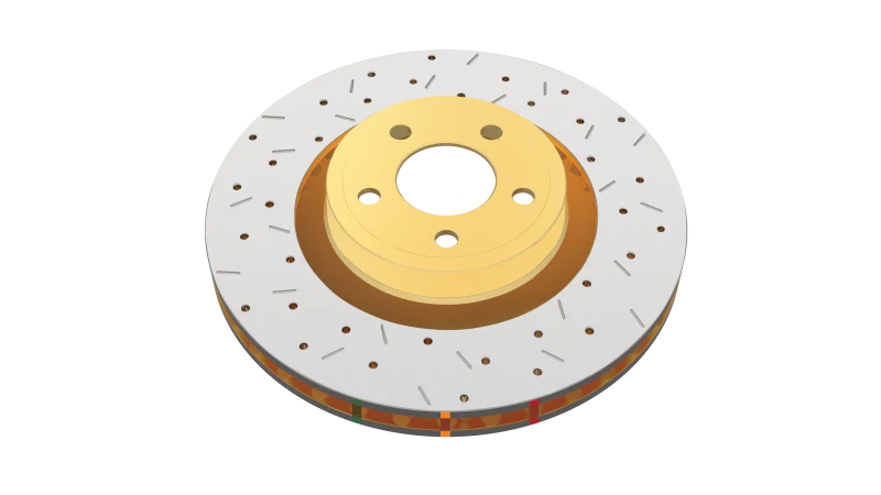 DBA 01-07 BMW M3 E46 w/325mm rotor Front Drilled & Slotted 4000 Series Rotor - Image 3