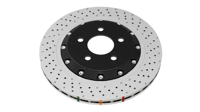 DBA 14-20 Audi A6 Front 5000 Series Drilled and Slotted Rotor w/Silver Hat - Image 4