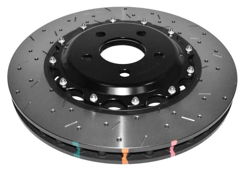 DBA 15-20 Ford Mustang GT Perf Pkg (380mm Frt Rotor) Front 5000 Series Drill & Slot Rotor w/Blk Hat - Image 4