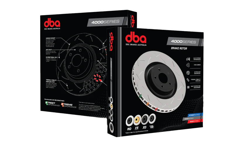 DBA 91-07 Dodge 2000 GTX AWD Front 4000 Series Slotted Rotor - Image 4