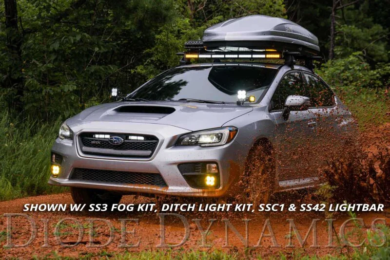 Diode Dynamics WRX 2015 SS6 LED Kit - White Driving - Image 6