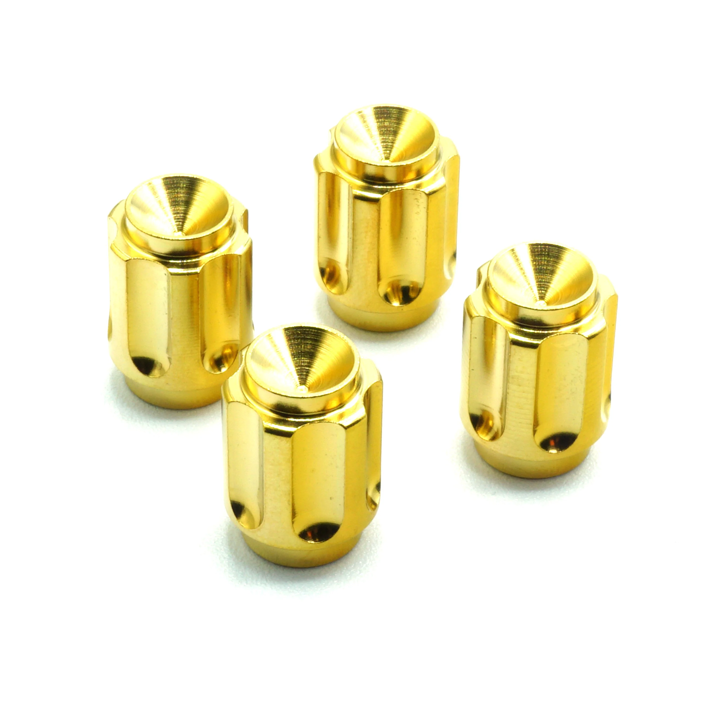 Dress Up Bolts Gear Titanium Valve Stem Caps - Set of 4 - Image 8