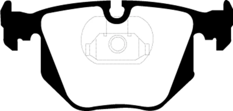 EBC 01-07 BMW M3 3.2 (E46) Redstuff Rear Brake Pads - Image 3