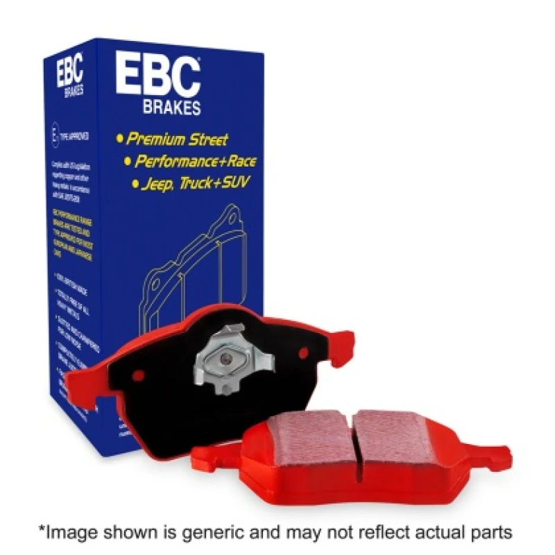 EBC 08-17 Audi R8 / 04-14 Lamborghini Gallardo Redstuff Rear Brake Pads - Image 6