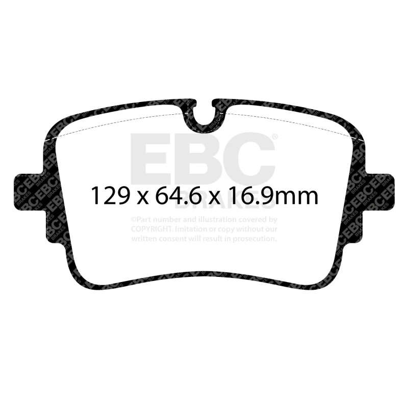 EBC 20-24 Audi A8 Quattro D5 3.0T/Electric Hybrid Bluestuff Rear Brake Pads - Image 2