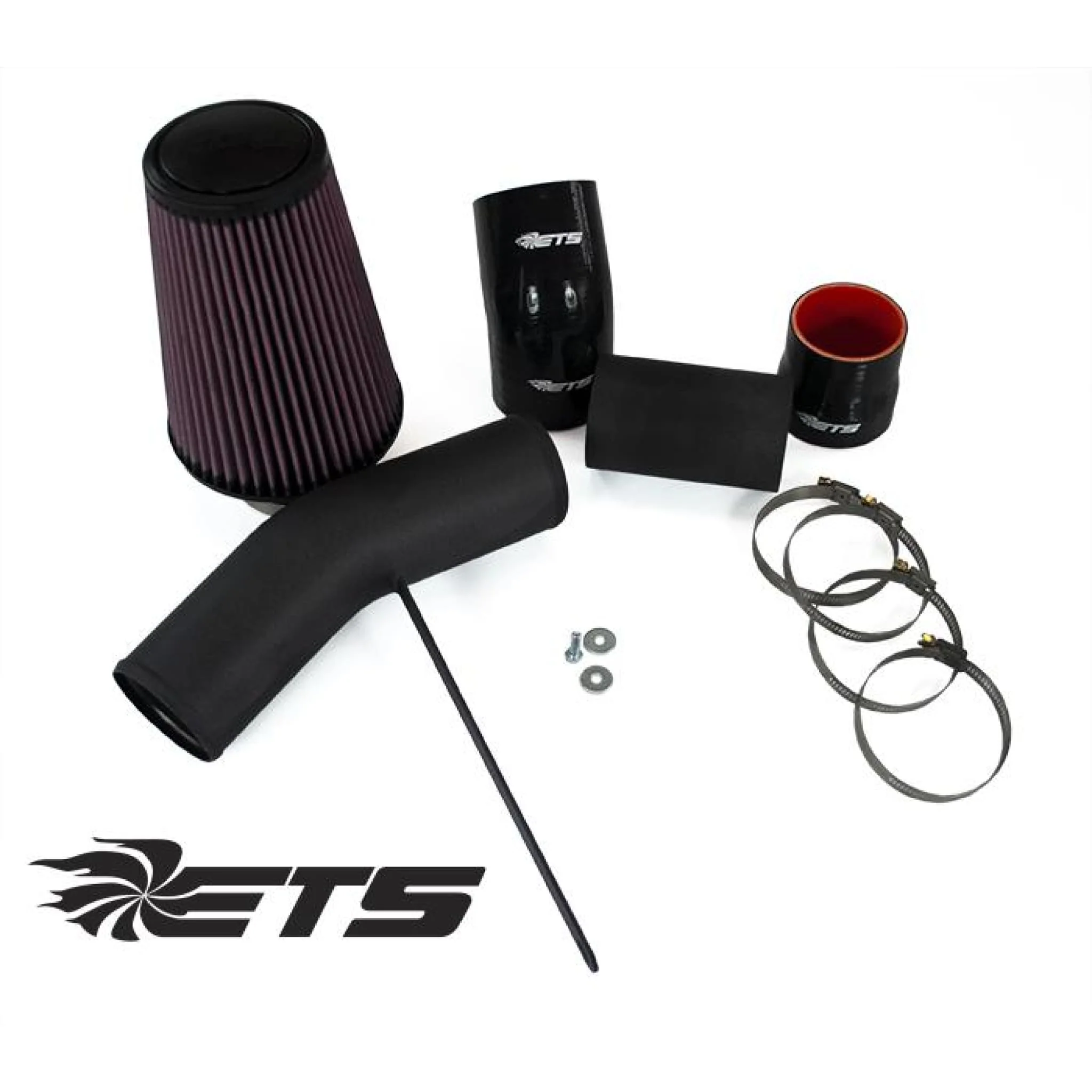 ETS 08-14 Subaru STI Intake - Wrinkle Black - Image 2
