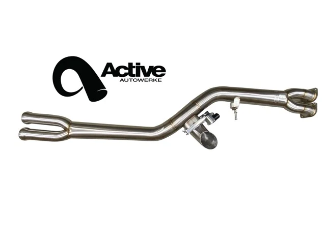 F87 BMW M2 Competition Mid Pipe includes Active F-brace - Straight Pipes