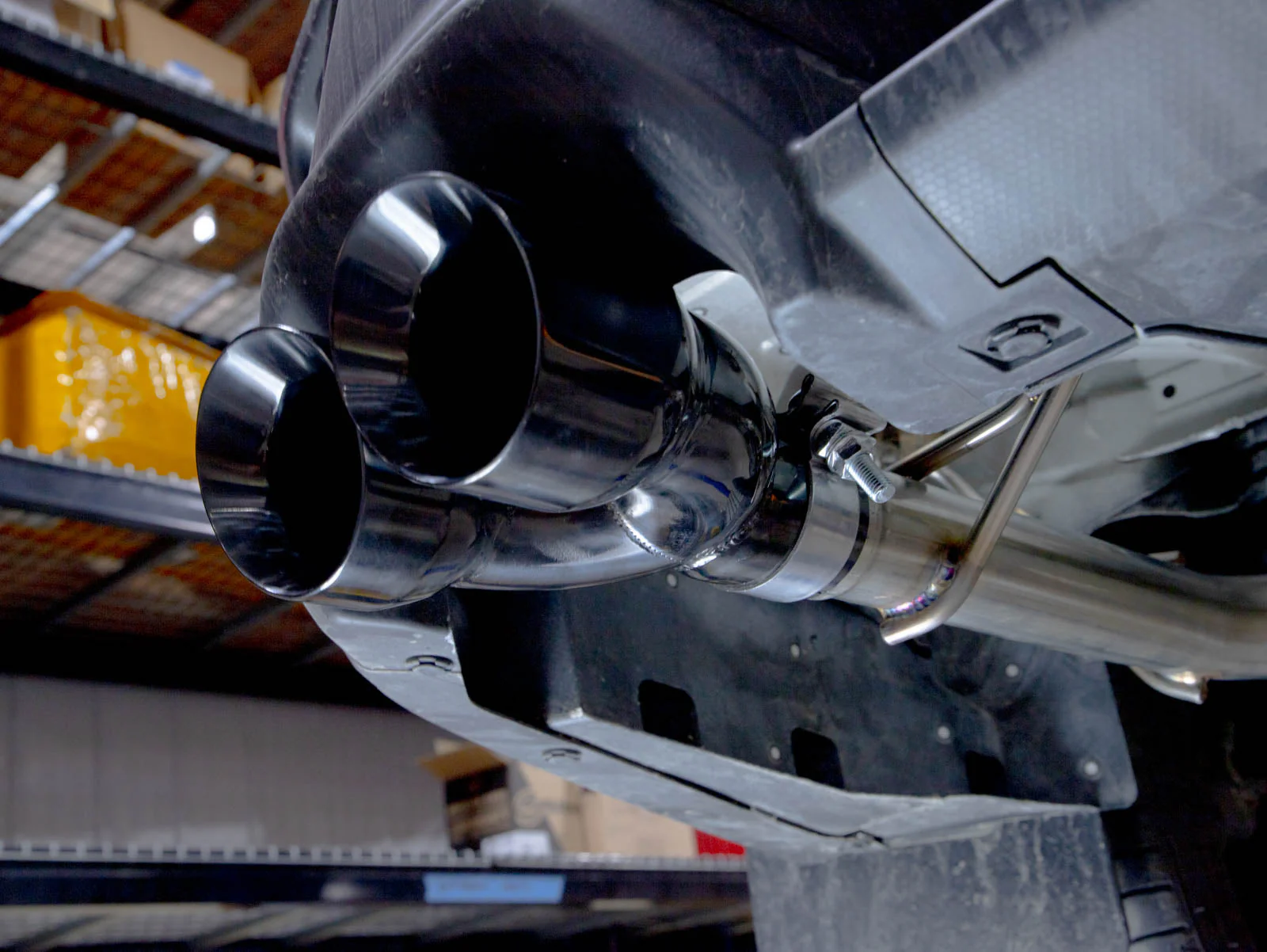 FactionFab Axle Back Exhaust Black Chrome Tip 2022 + WRX - Image 2