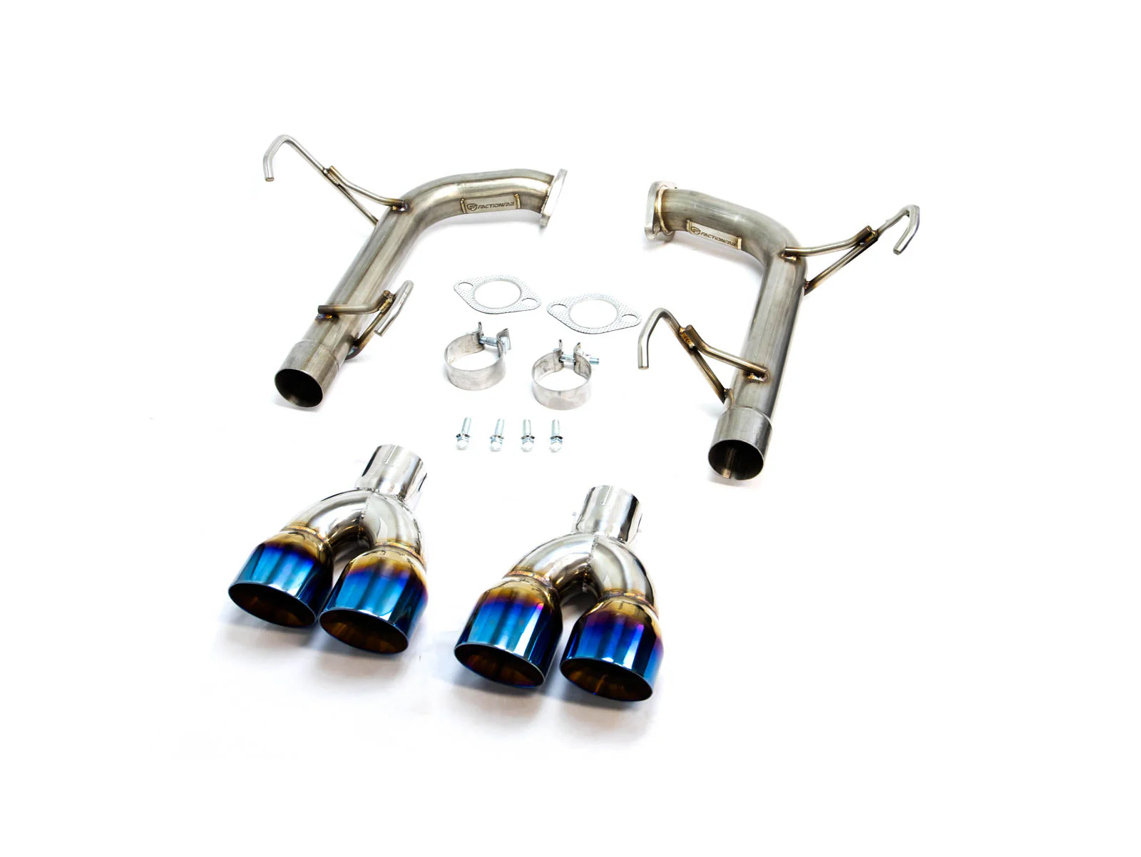 FactionFab Axle Back Exhaust Burnt Stainless Tip 2022+ WRX - Image 4