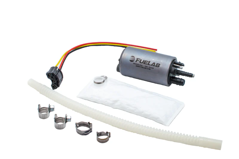 Fuelab 496 In-Tank Brushless Fuel Pump w/9mm Barb & 6mm Barb Siphon - 500 LPH - Image 2