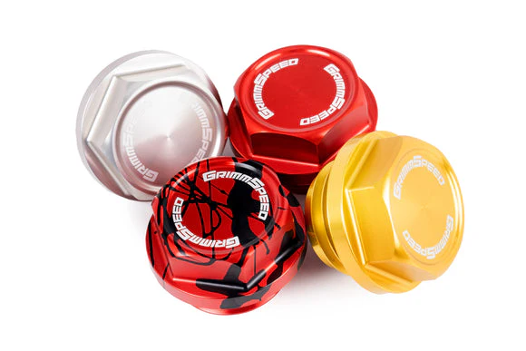 GrimmSpeed 89-21 Subaru Bolt Oil Cap Kit Gold - Image 4