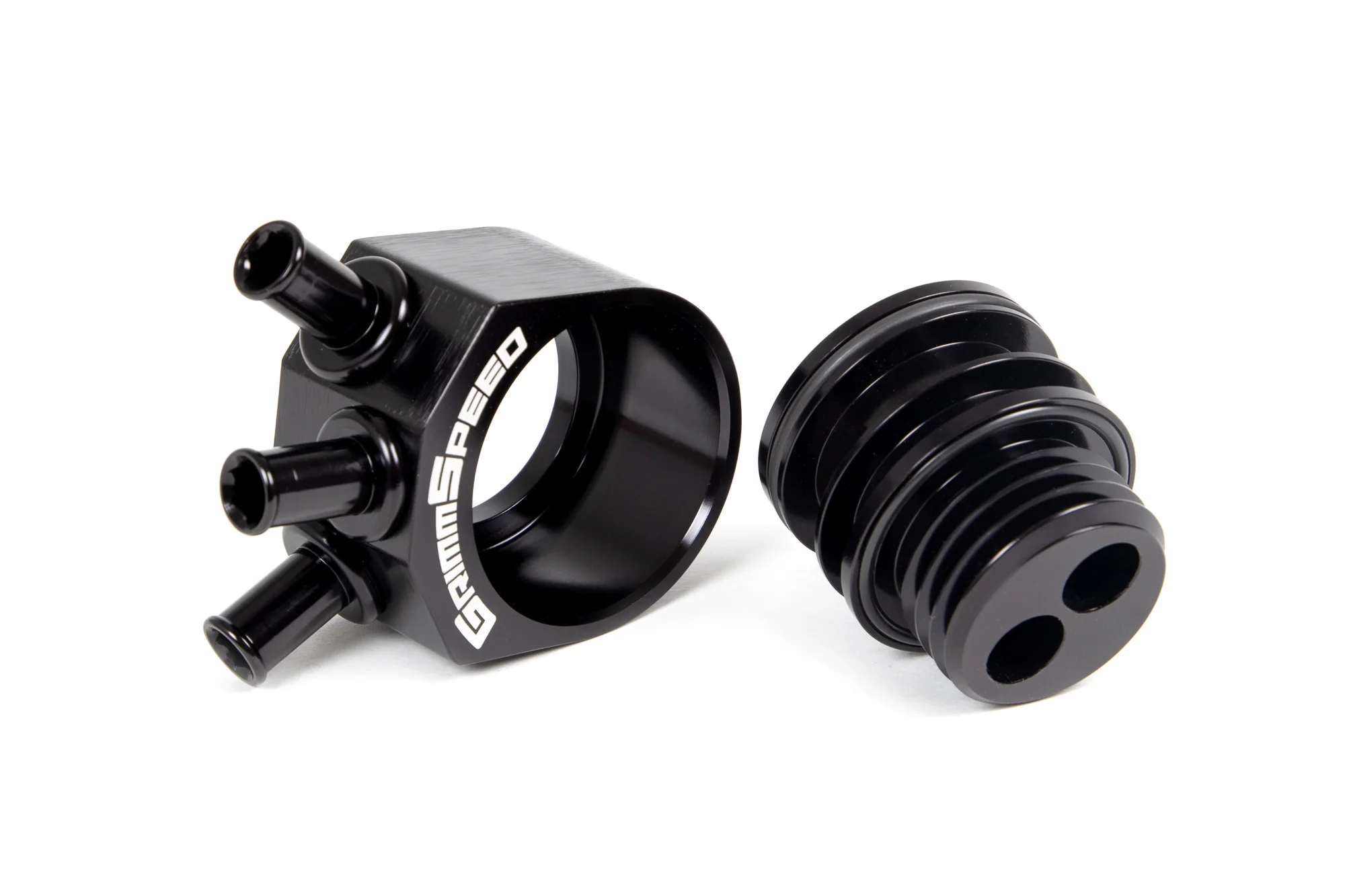 GrimmSpeed Air/Oil Separator Black For Subaru 08-14 WRX 05-09 LGT/OBXT 09-13 FXT - Image 3