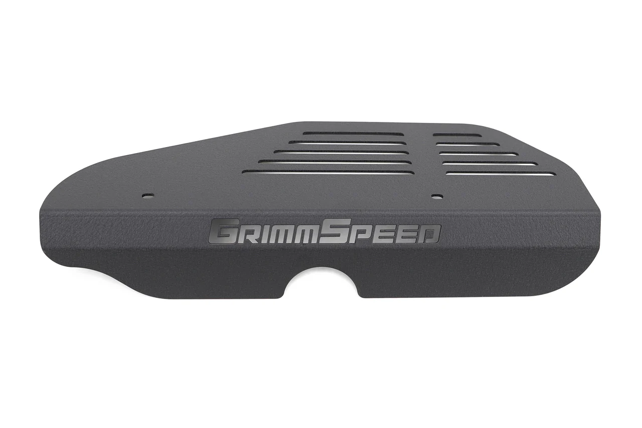 GrimmSpeed Alternator Cover Red For Subaru Turbo EJ Engine - Image 3