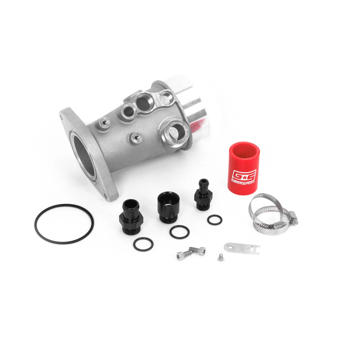 GrimmSpeed Aluminum Turbo Inlet Subaru 15-21 WRX - Image 2