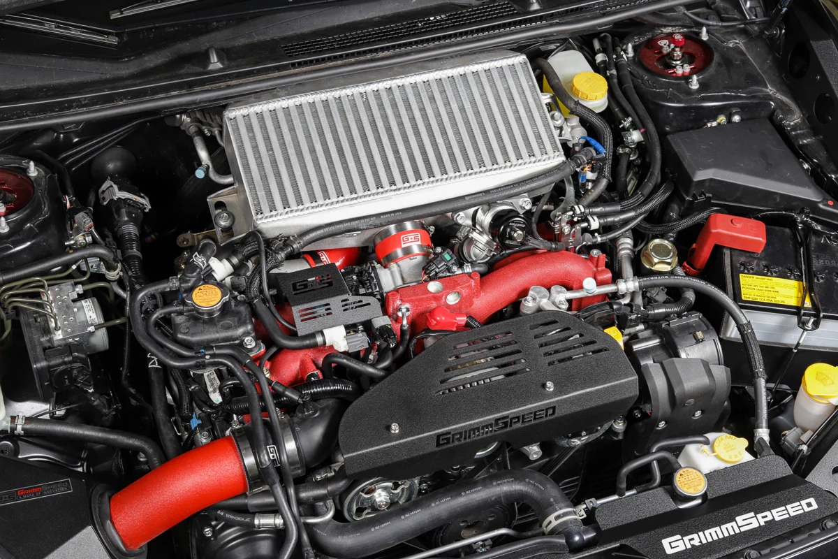 GrimmSpeed Boost Control Solenoid Cover Red For Subaru 08-21 STI - Image 7