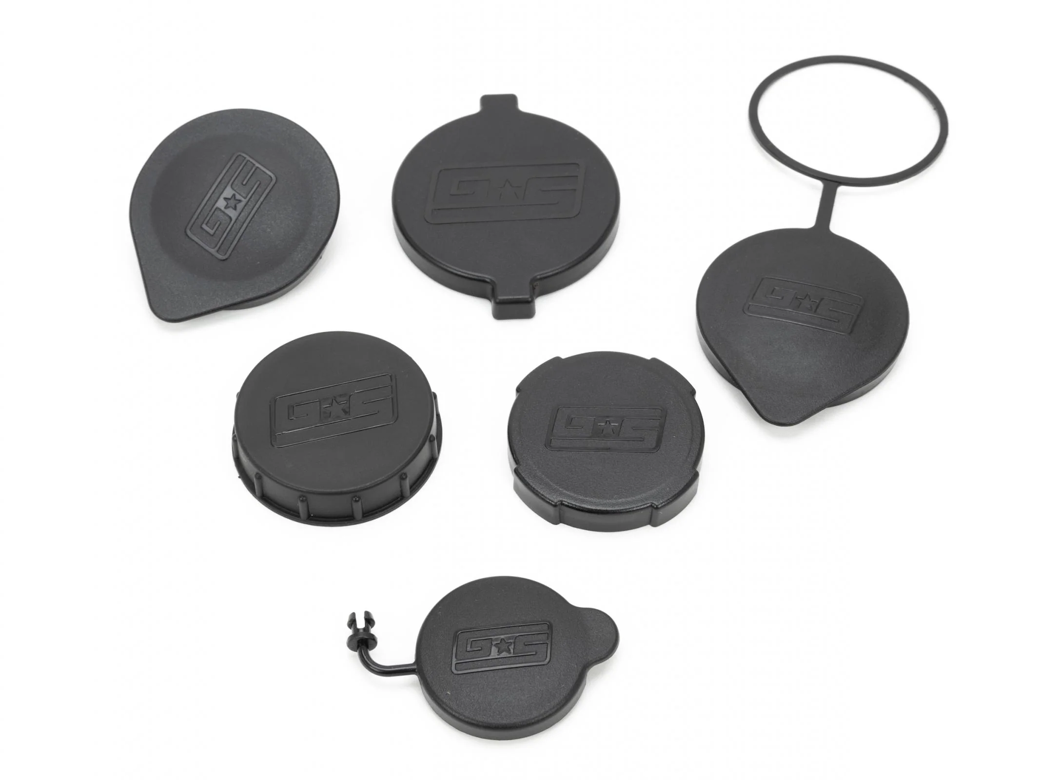 GrimmSpeed Engine Bay Reservoir Cap Set Black For Subaru 02-21 WRX/STI/FXT/OBXT/LGT - Image 2