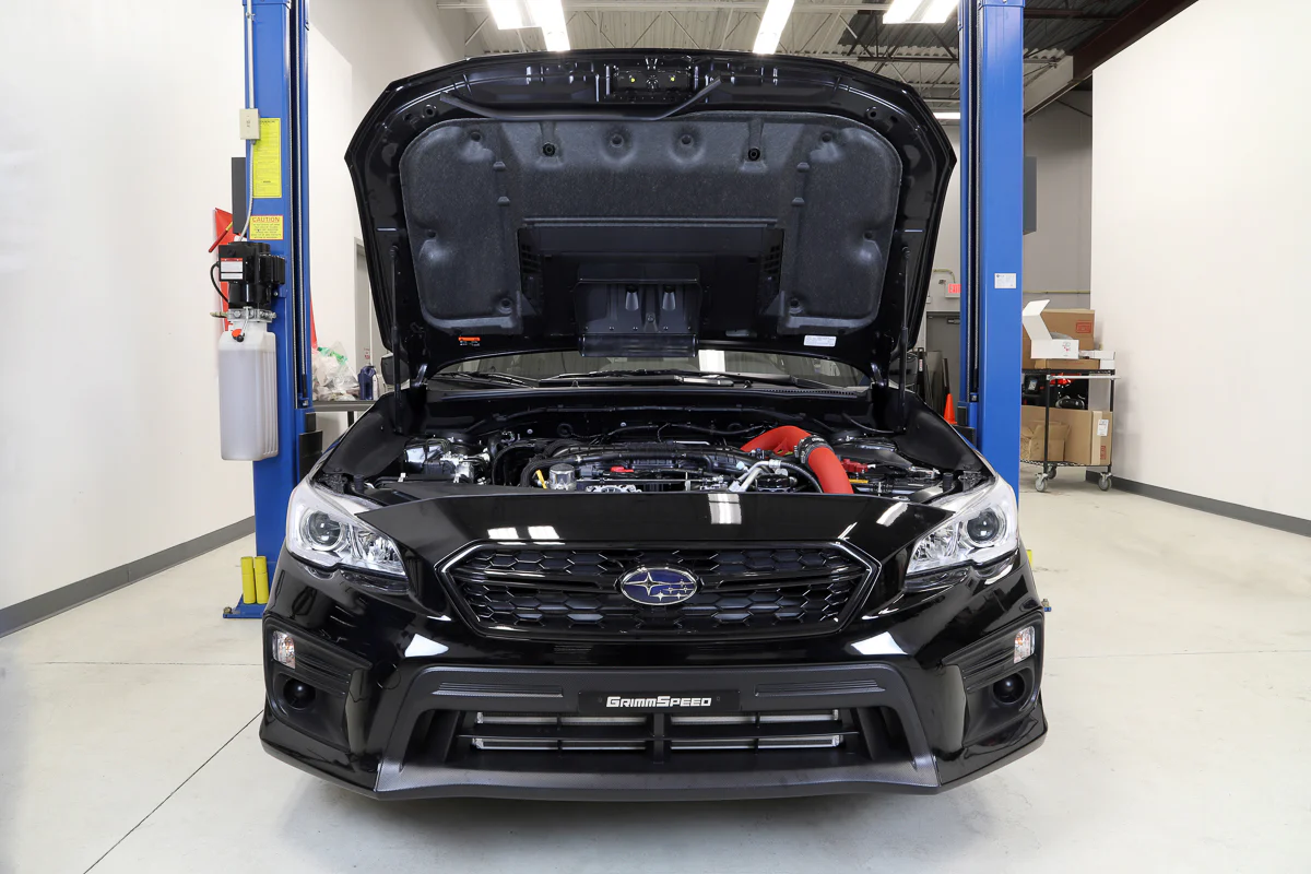 GrimmSpeed Front Mount Intercooler Kit Inc. Black Piping For Subaru 15-21 WRX - Image 4